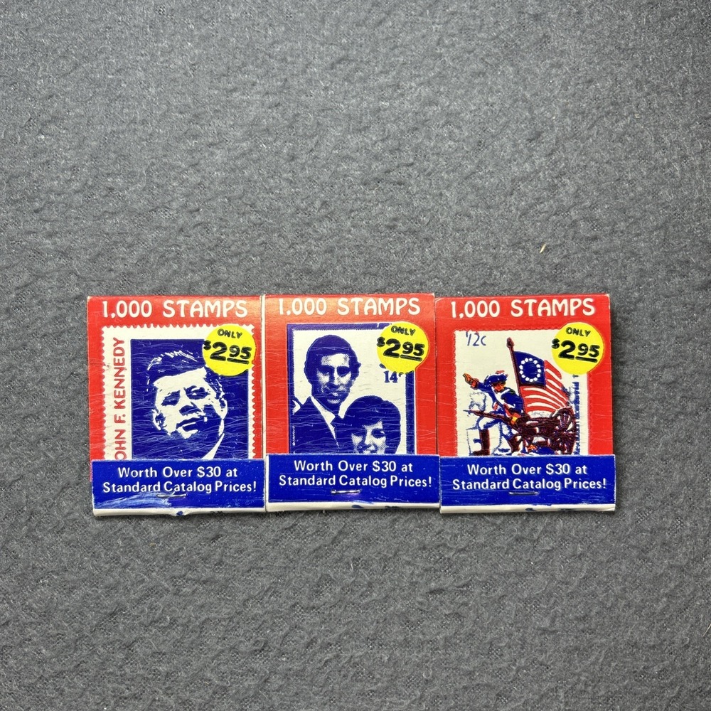 Vintage Matchbook Lot JFK Princess Diana‎ Patriotic Collectible Ephemera 3